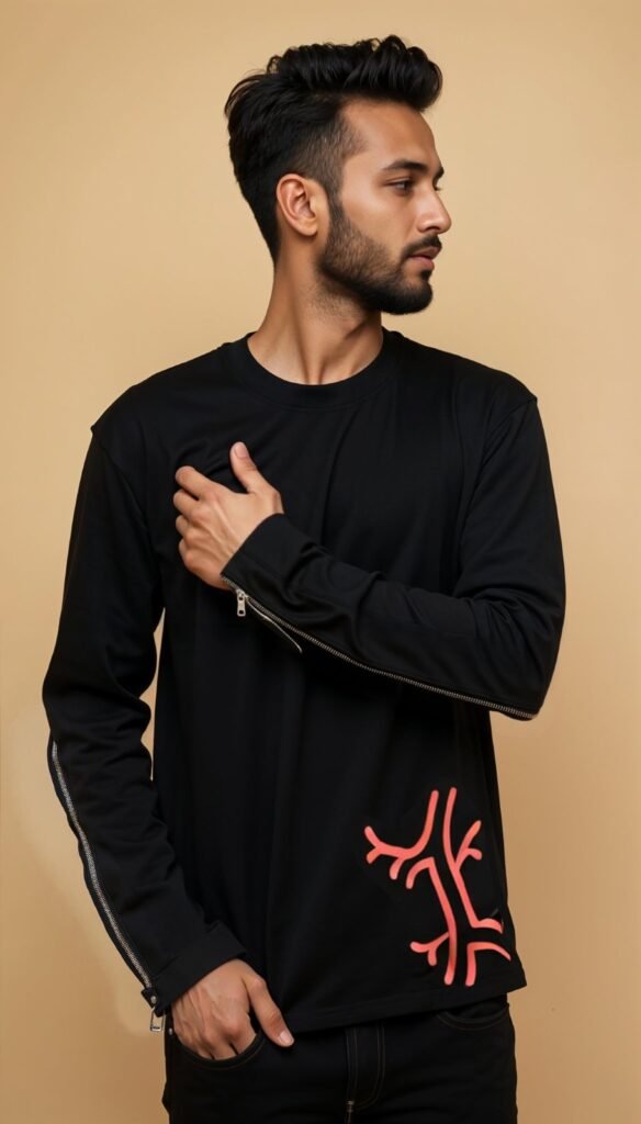 T-Shirts with Zippers for AV Fistula Patients