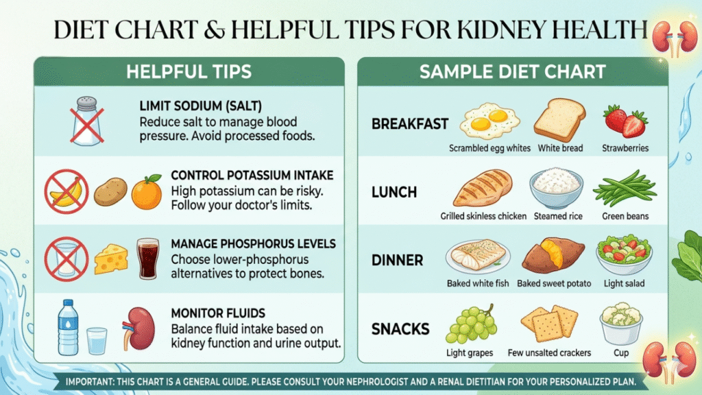 Diet Chart for Kidney Patients